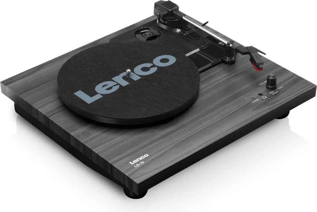 Giradischi Moderno Lenco LS-10BK Nero - Stile e Vinile per Casa - 10