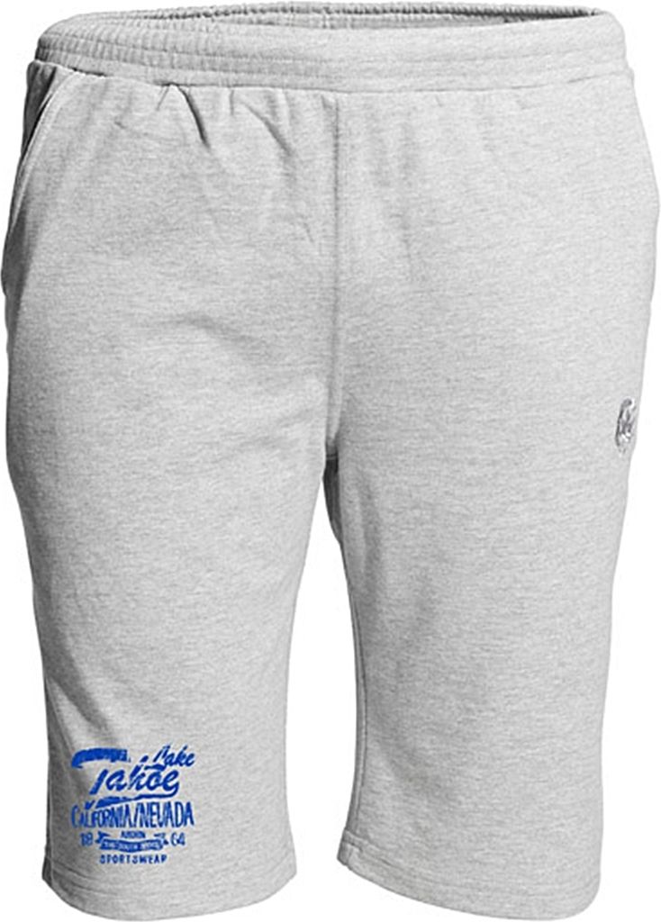 Übergrößen Sweatshort AHORN SPORTSWEAR Lake Tahoe blau Grey Melange 8XL