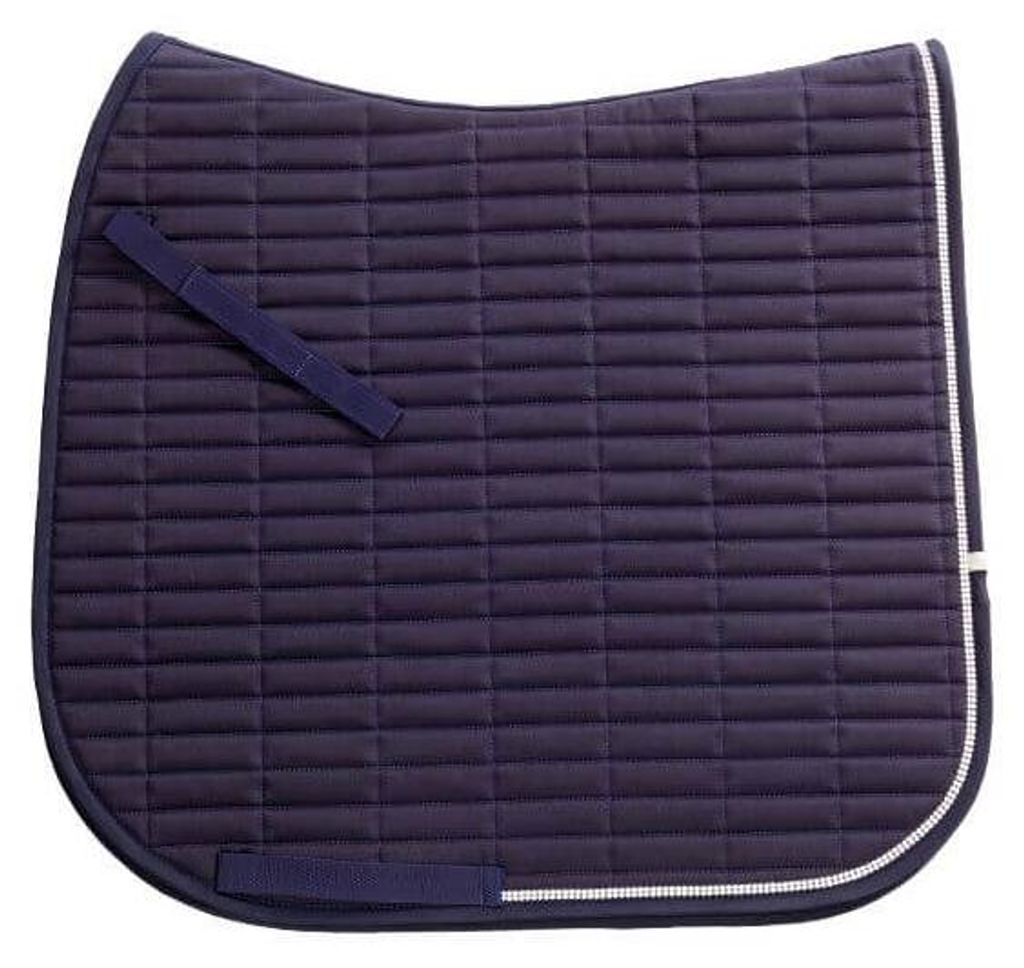 Kavalkade Schabracke Dressur KavalEasy Strass Dressurschabracke Marine Pony VS
