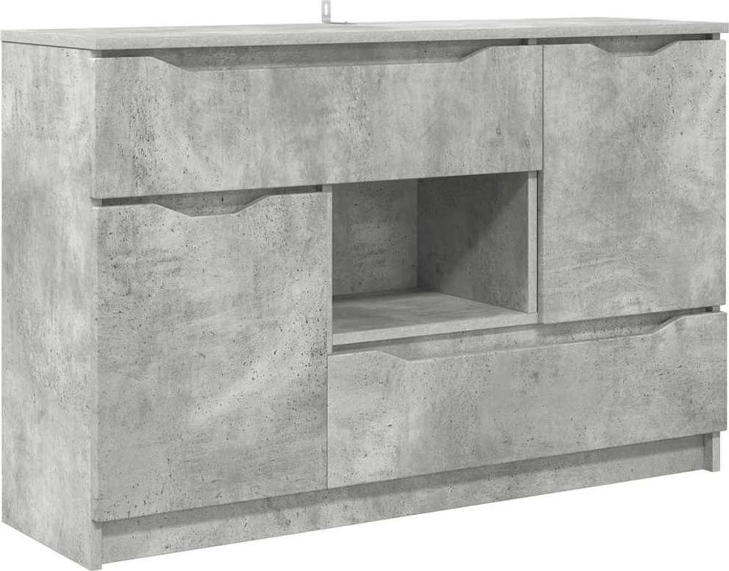 Sideboard Beton Grau 100 x 30 x 65,6 Holzwerkstoff