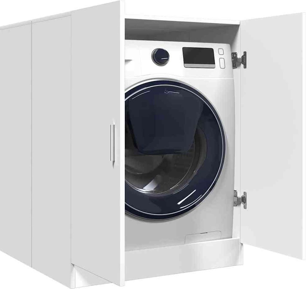 vidaXL Waschmaschinenschrank Weiß 71x71,5x91,5 cm Produktbild 