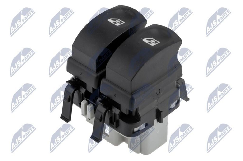 NTY EWS-RE-075 Fensterheberschalter für RENAULT Clio III Schrägheck (BR0/1, CR0/1) Vorne Links Fensterheber Schalter