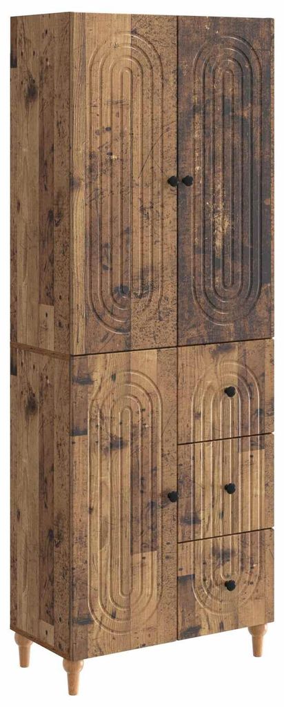 vidaXL Schrankset 2 pcs 66 x 34,5 x 90 cm Holzwerkstoff