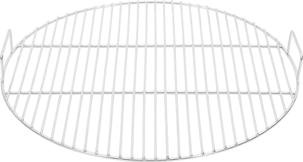Grille barbecue inox 304 diamètre 54 cm avec poignées ergonomiques pro