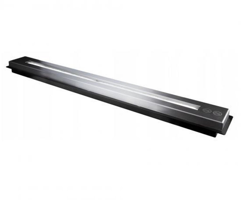 Biocamino da Incasso 90 cm Nero Opaco | Bruciatore Lineare Immagine del prodotto 