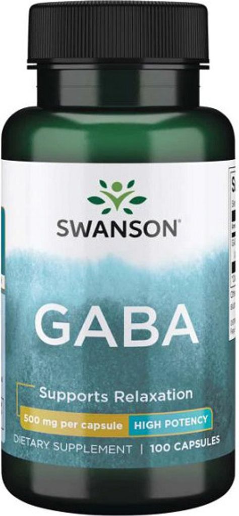 GABA 500 mg 100 Kapseln Swanson Health Products Produktbild 