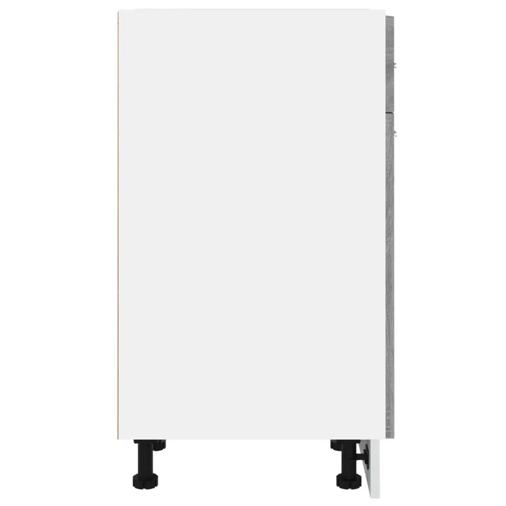 Base Sottotop 30cm Grigio Sonoma | Mobiletto Multi-uso The Living Store - 7