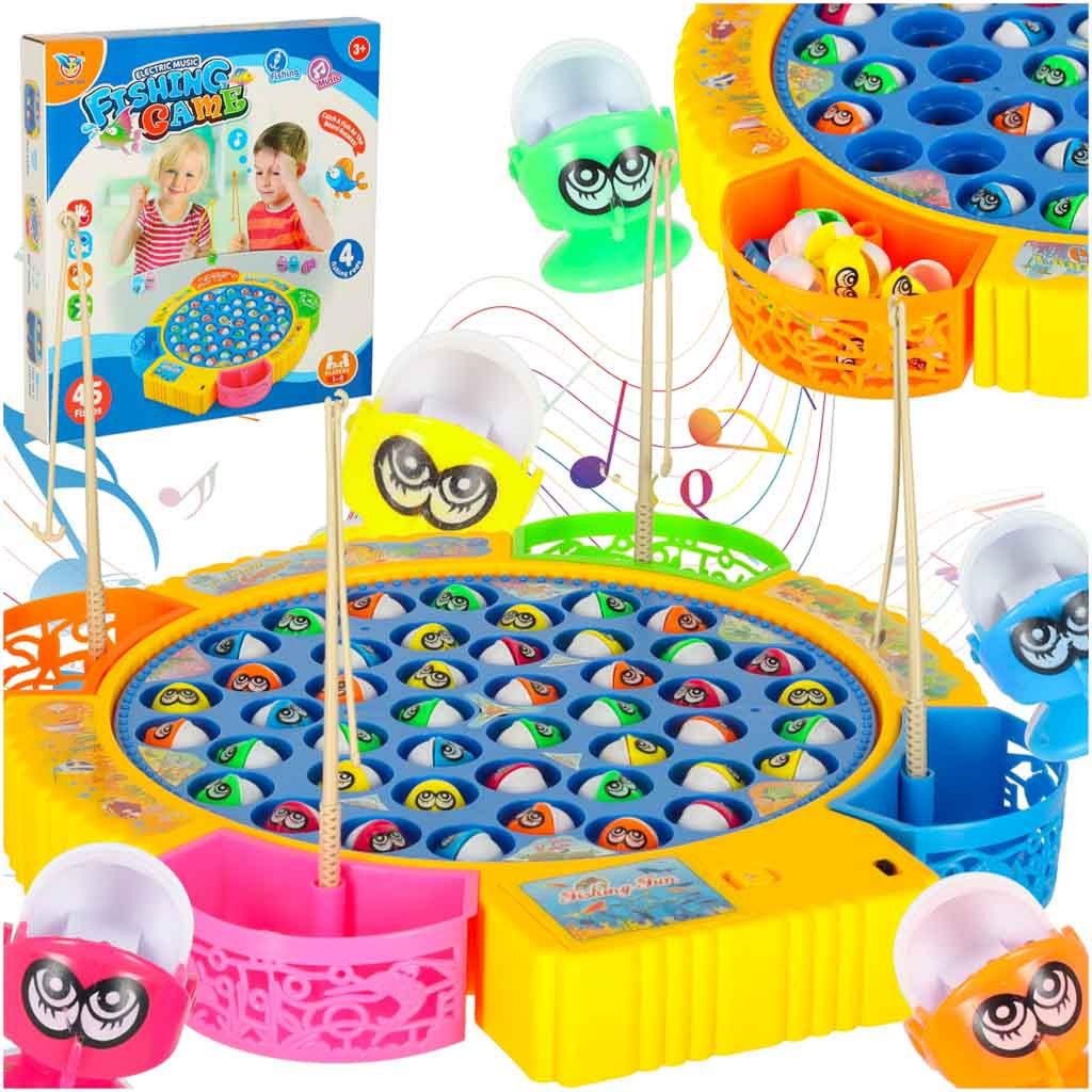 Aga Jeu pour enfants Pêche aux poissons 45 poissons + 4 Image du produit 