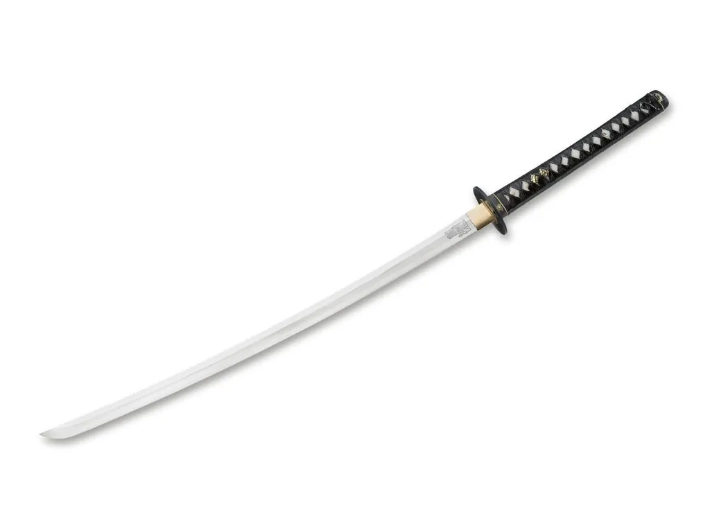 Épée de la mariée Magnum en acier inox avec garde ornée et étui blanc