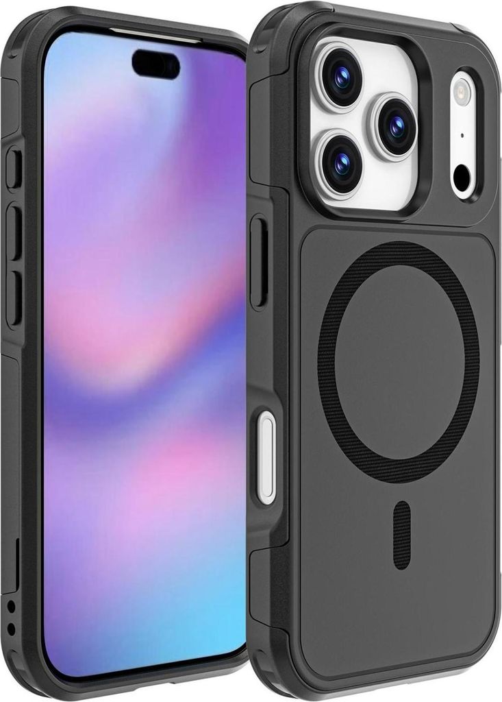 Mobigear Traveller iPhone 17 Pro MagSafe Hülle Hardcase Backcover - Schwarz