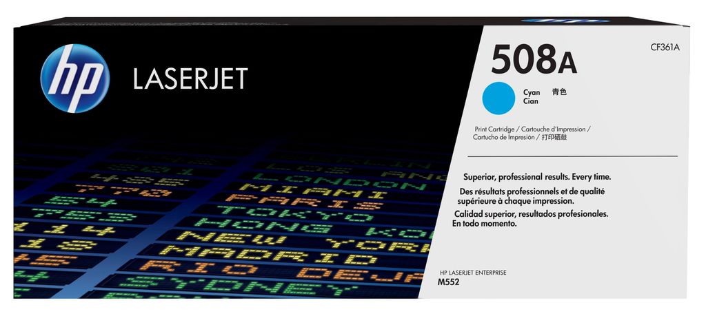 HP Cartuccia Toner Ciano Originale LaserJet 508A Immagine del prodotto 