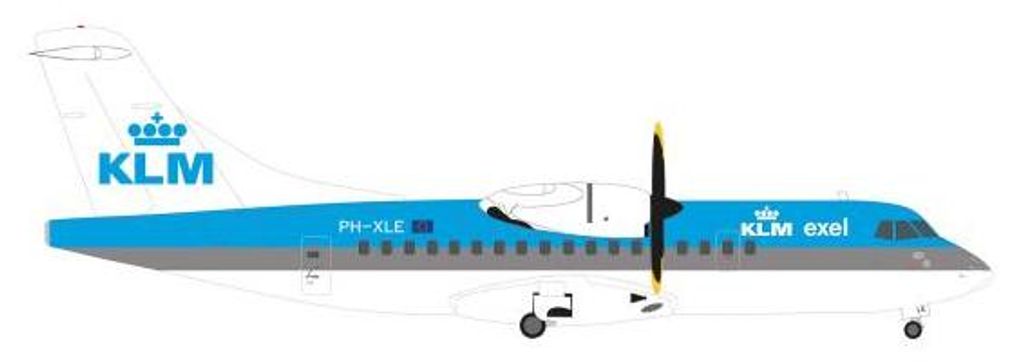 Herpa Wings 1:200 ATR-42-300 KLM Exel 571654