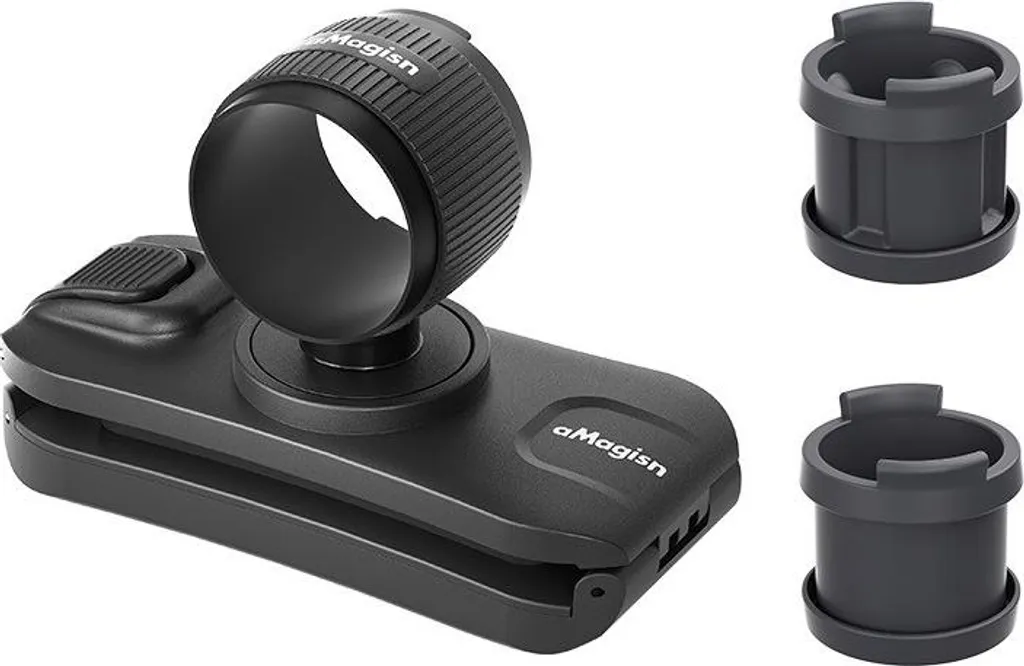 Support Selfie Stick en ABS et Silicone Antidérapant pour Insta360 Noir - 16