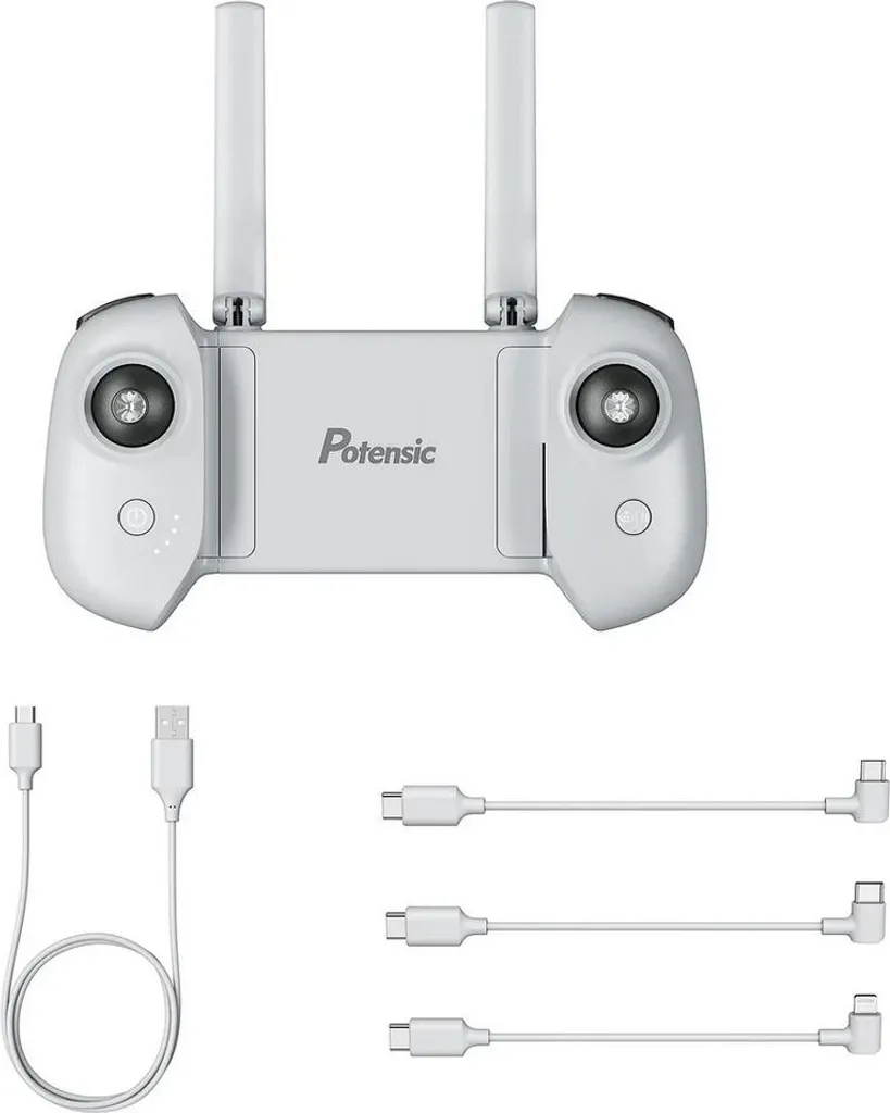 Manette pour Potensic ATOM 4K : Pack Complet avec Câbles de Connexion