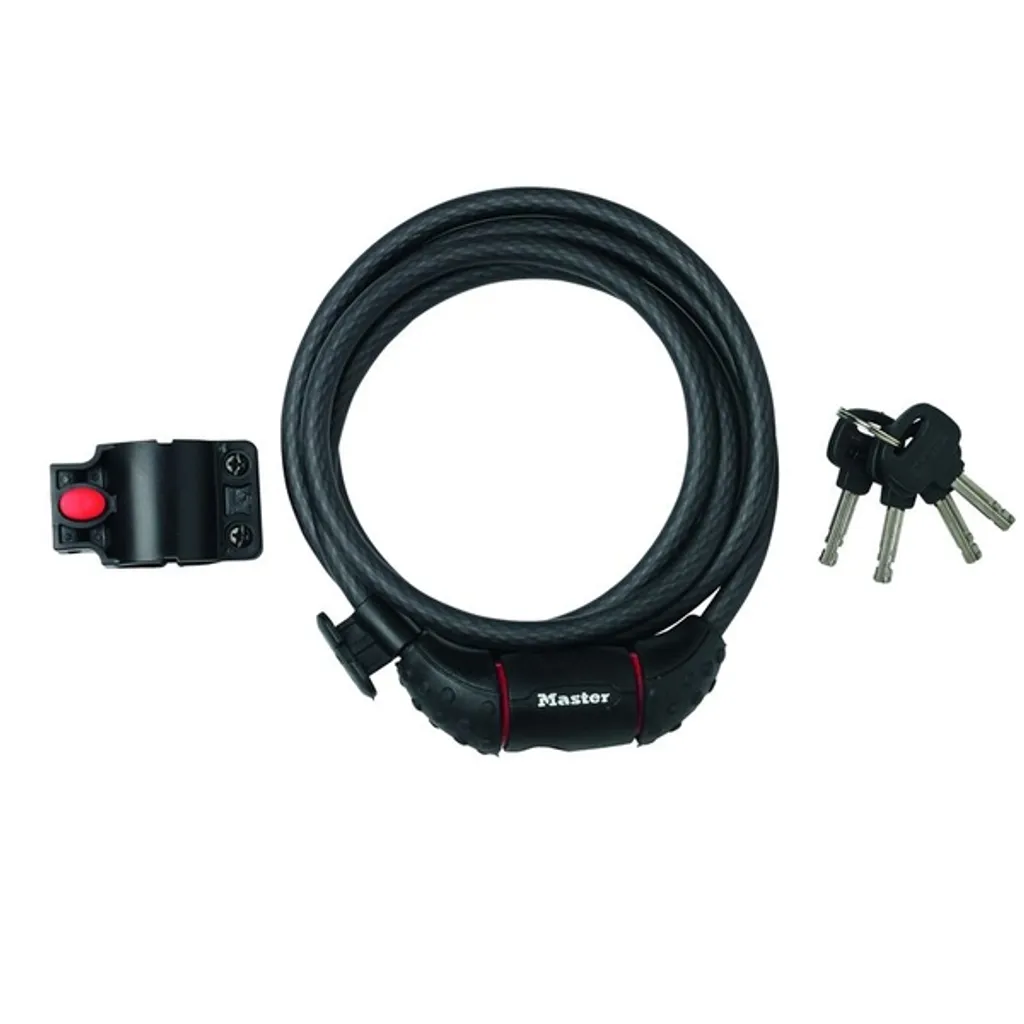 Câble de sécurité 1,80m Master Lock 8130EURDPRO Flexible et Robuste