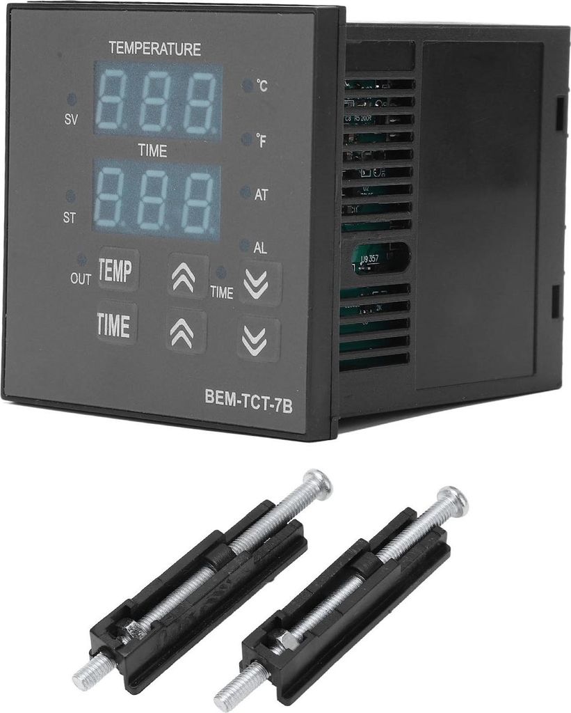 BERM Temperaturregler für Heizpressen mit integriertem Digitaldisplay, 100–240 V