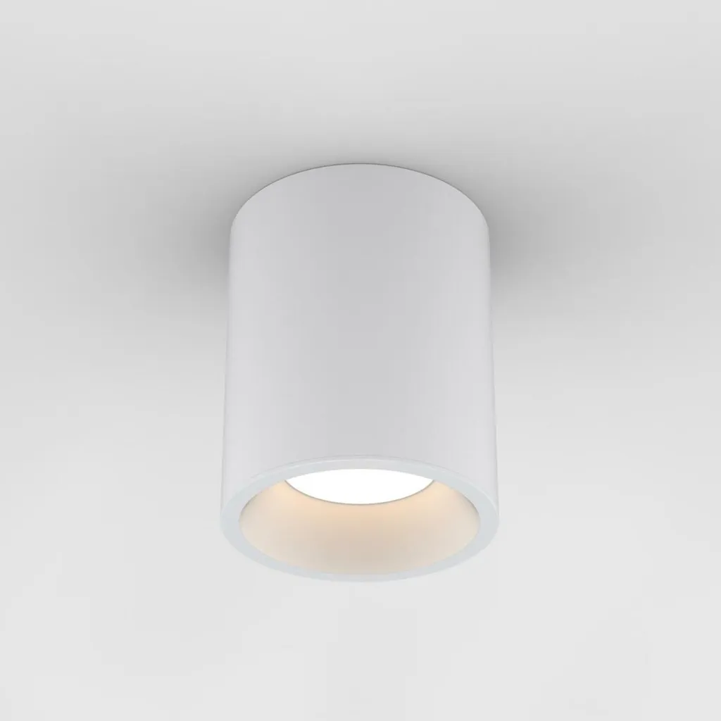 Plafonnier LED rond blanc IP65 ASTRO Kos 140 dimmable pour salle de bain