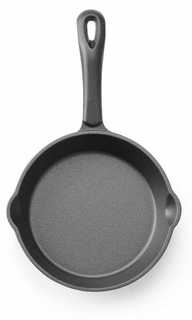 HENDI Gusseisenpfanne, schwarz, ⌀165 x (H)35 mm – 629314 Produktbild 