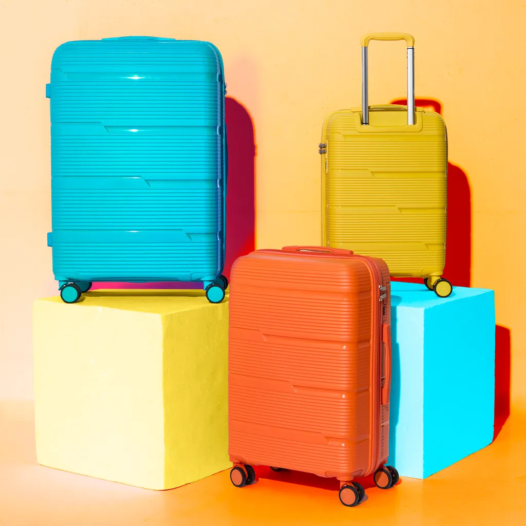 Valise Rio X3 Ensemble de 3 Valises Rigides 38L 74L 103L - Noir Classique