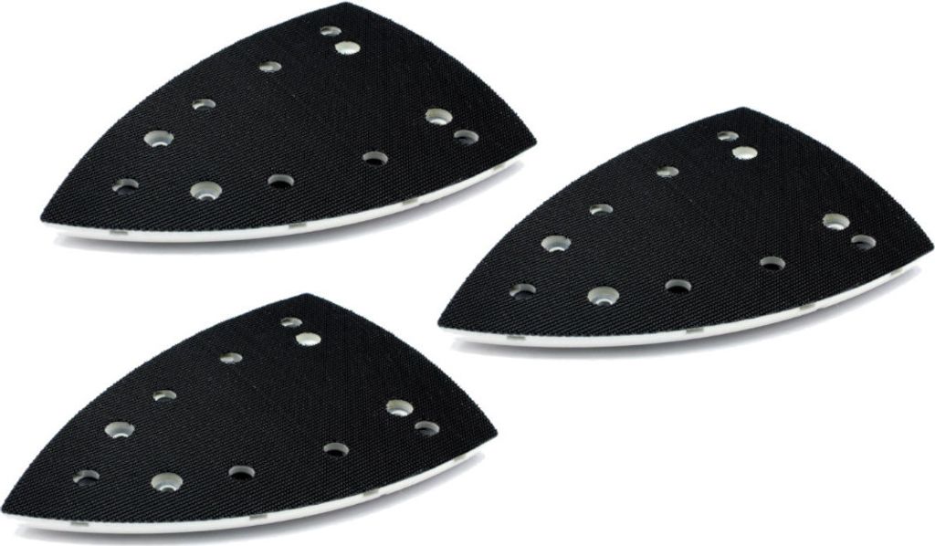 3x Trade-Shop Schleifschuh / Schleifplatte 100 x 150mm für Produktbild 
