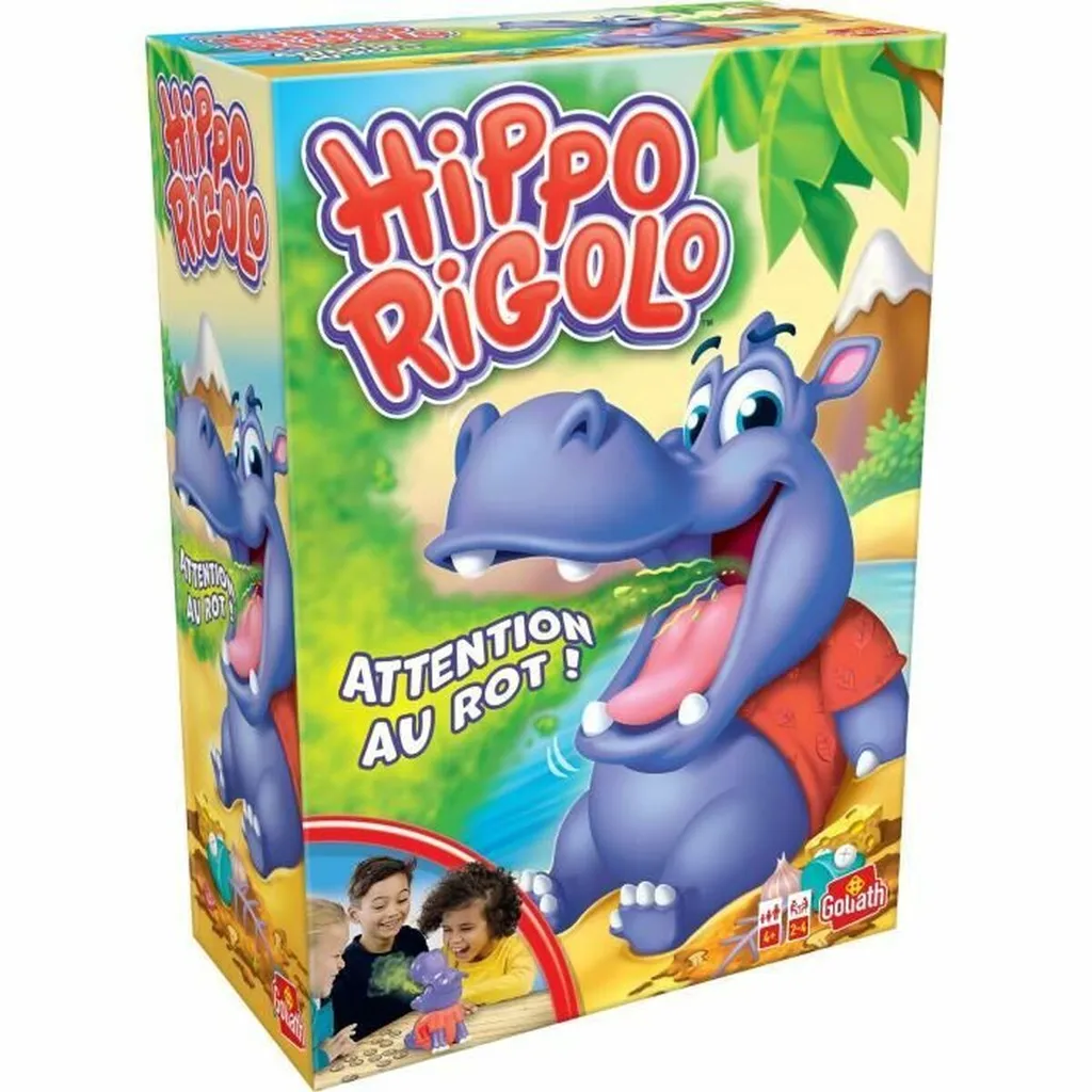 Jeu de table Goliath Hippo Rigolo FR - Action et adresse pour enfants