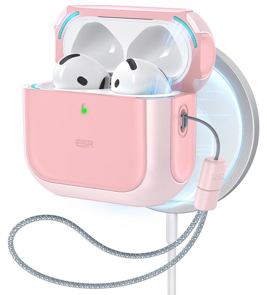 Esr Orbit Halolock Magsafe Apple Airpods 4 Rosa Produktbild 