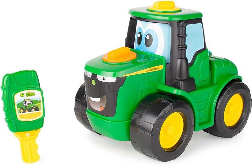 Tomy John Deere Johnny Traktor mit Schlüssel Produktbild 