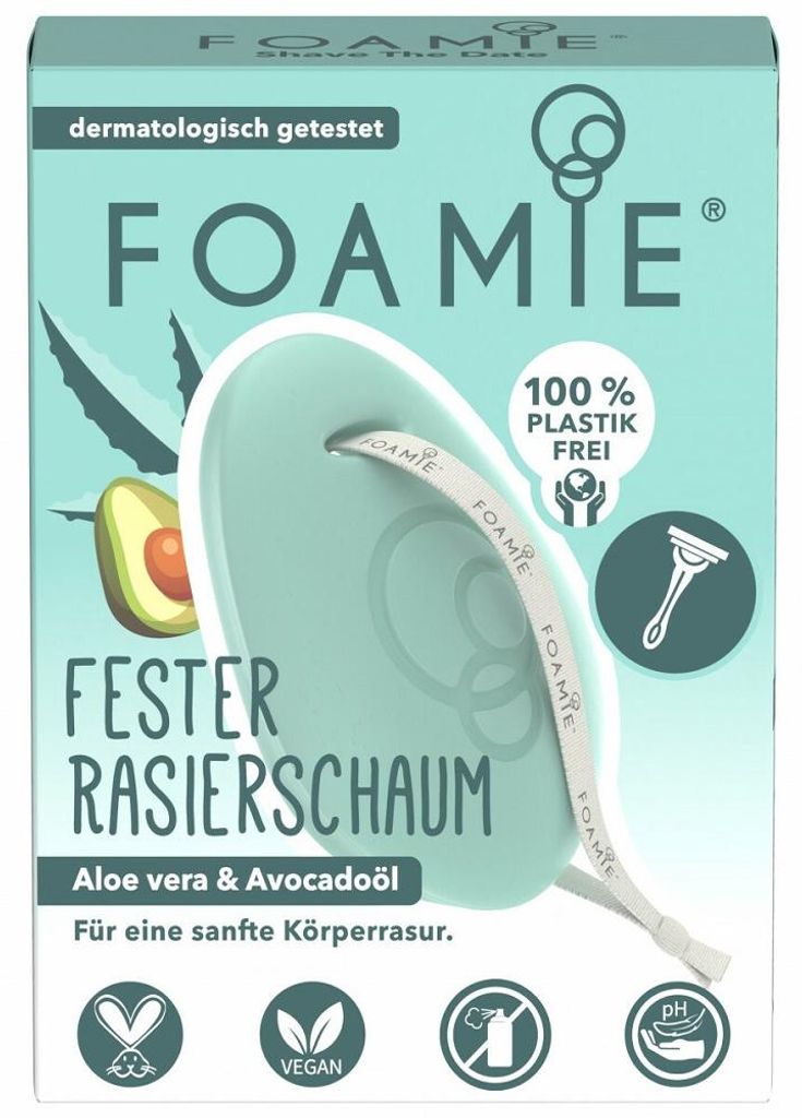 Mousse à raser à l'aloès et à l'huile d'avocat - Produit en Image du produit 
