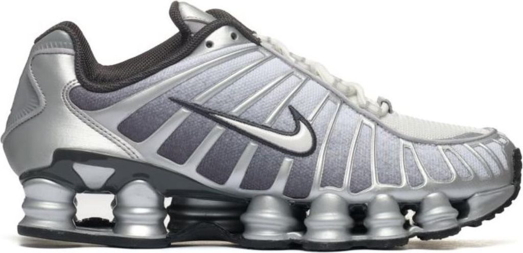 Nike Shox TL "Metallic Silver" Weiß, Größe: 43