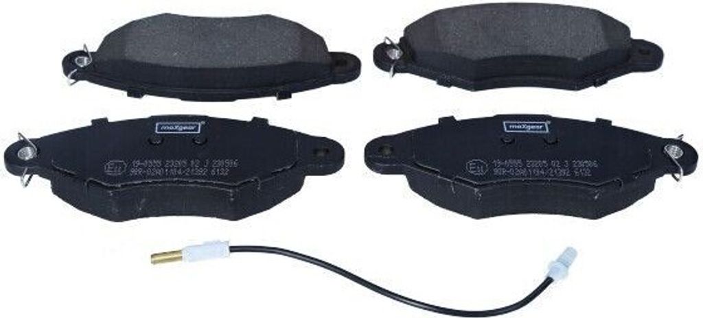 MAXGEAR 19-0555 - OE 4106000Q0A Bremsbeläge, Vorne für Xsara, 206 (2A/C), 206 (2E/K), 206 SW (2E/K), 206 Van, 206+, 306, Kangoo (KC), Kangoo (FC)