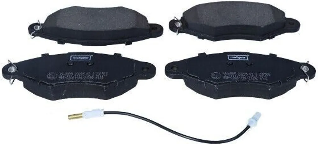 Plaquettes de frein avant idéales pour Peugeot 206 Van et Renault Kangoo