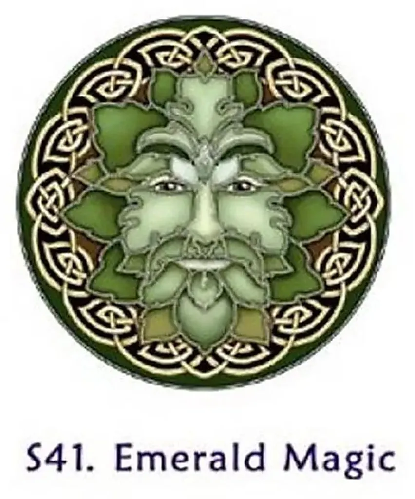 Déco de Vitre Emerald Magic 10,5 cm - Idéal pour Salon et Véranda x4