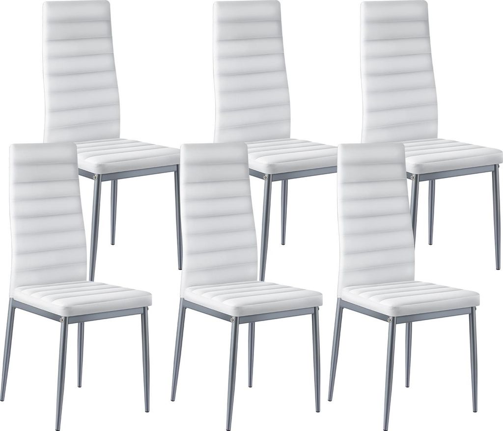 VEVOR moderní jídelní židle (6 ks) elegantní čalouněná Obrázek produktu 