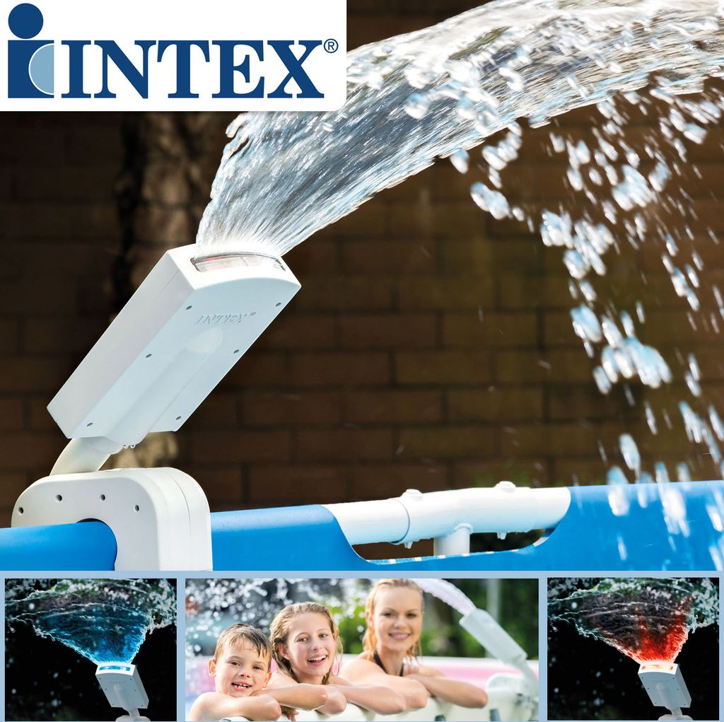 INTEX 28089 Multi-Color LED Pool Sprayer Wasserfontäne Produktbild 34