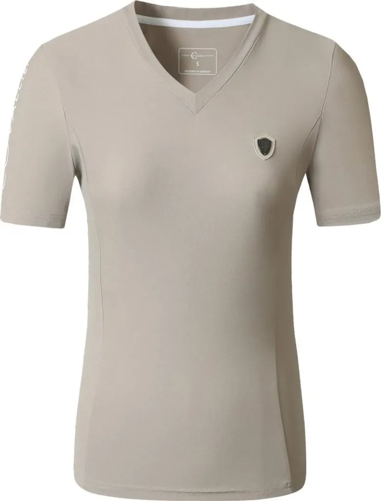 Covalliero T-shirt femme FS 2025 Beige L - Haut d'équitation technique