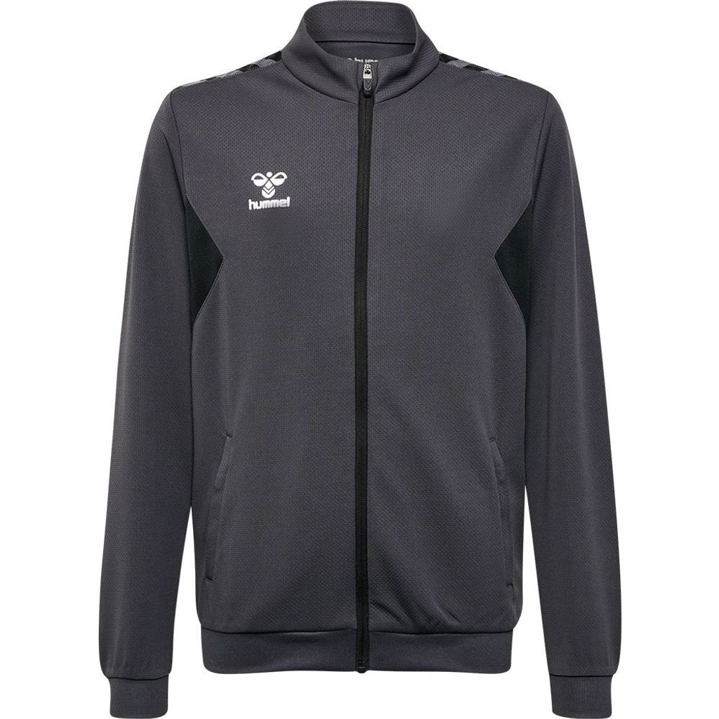 Hummel Authentic PL Zip Jacke Kinder, grau, 128