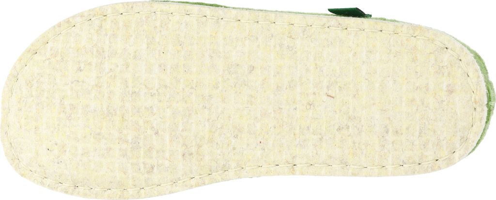 Dr. Brinkmann Damen Hausschuh Filz Pantoffel Schlupfschuh Stickerei, Größe:41 EU, Farbe:Grün