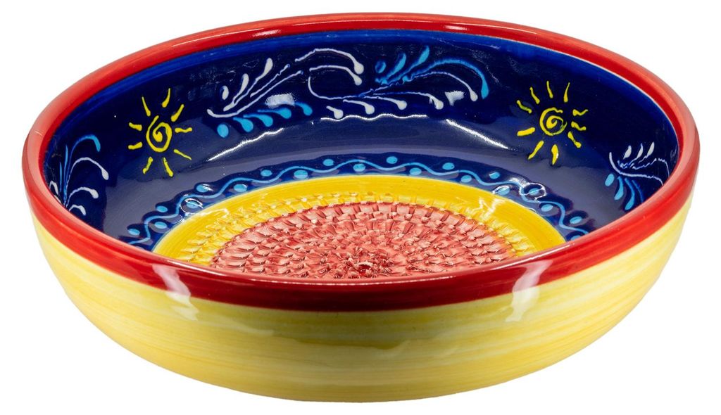 Kaladia Keramikschüsseln mittel Blau mit Sonne - ideal um Produktbild 