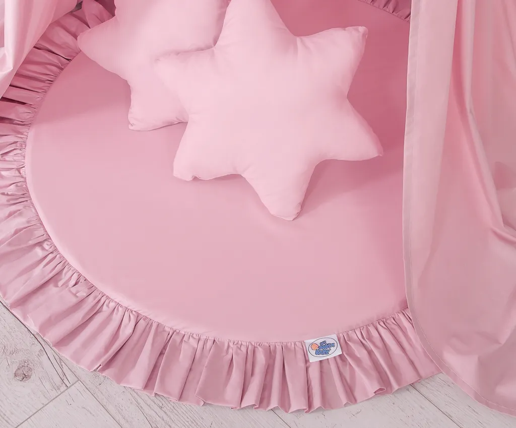 Copertina Gattonamento con Volant Rosa | Protezione e Morbidezza Bimba - 8