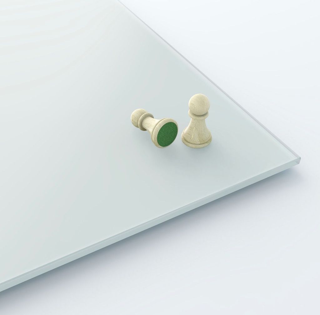 Matelac - einseitig lackiertes Glas in 6mm Stärke