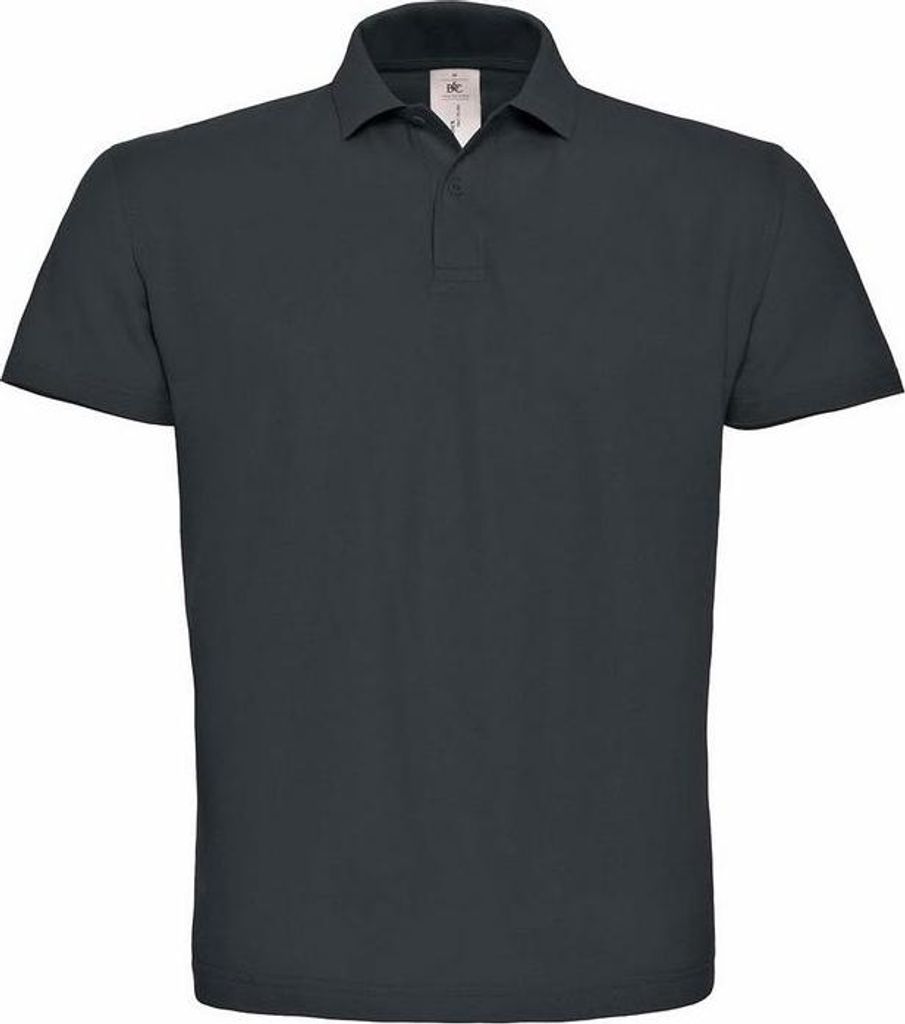 Herren-Poloshirt, Kurzarm - B&C ID.001 - anthracite - Größe 3XL