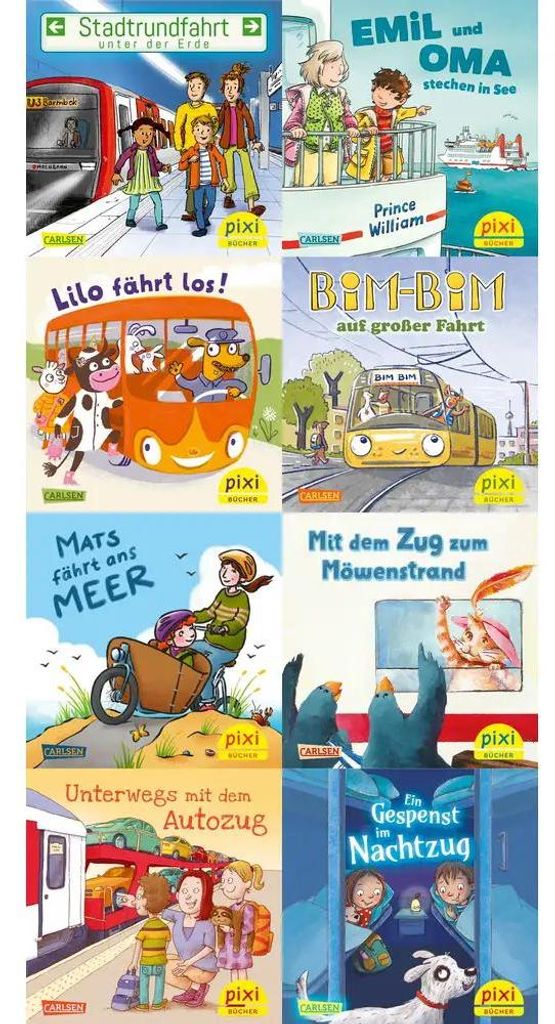 Carlsen Verlag GmbH WWS Pixi-Box 307: Pixi unterwegs mit Bus und Bahn Sonstige