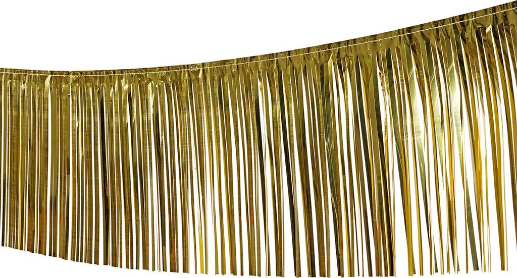 Goldene Foliengirlande, 10 Meter lang, mit 30 Zentimeter Produktbild 