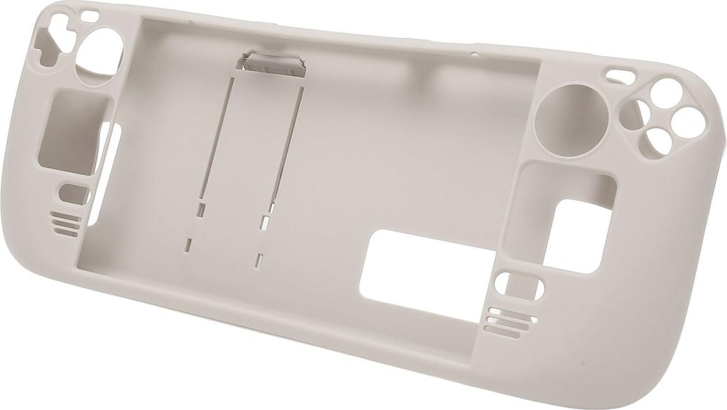 Kickstand Case für Steam Deck Hände frei Voller Schutz Fingerabdruck Proof Schutzhülle für Steam Deck Keramik Weiß