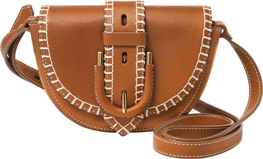 FOSSIL Umhängetasche Harwell Crossbody Saddle braun