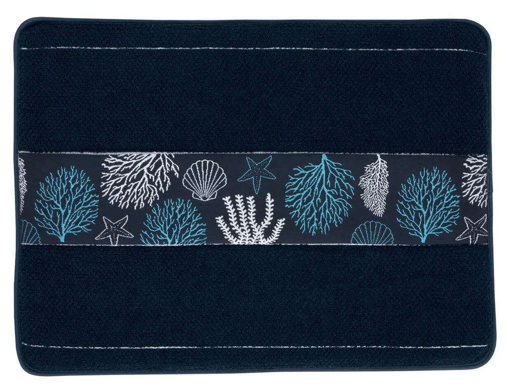 Paillasson Ibiza Blue Antidérapant - Tapis d'Entrée Design Bleu Océan