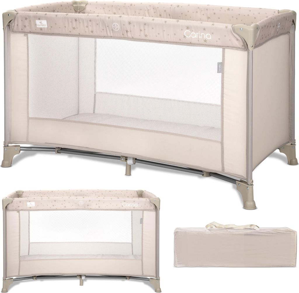 Lorelli Carina Reisebett 1 Ebene 120x60 – faltbar, Matratze Produktbild 