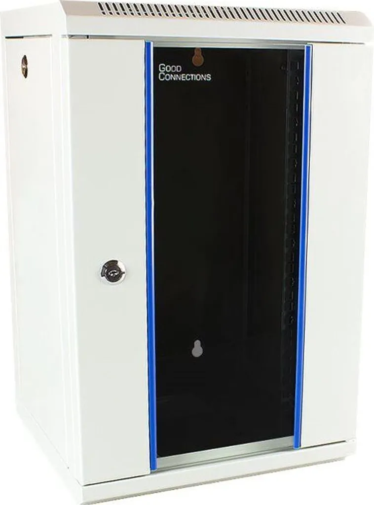 Armoire réseau 10" de 9U grise pour intégration informatique locale