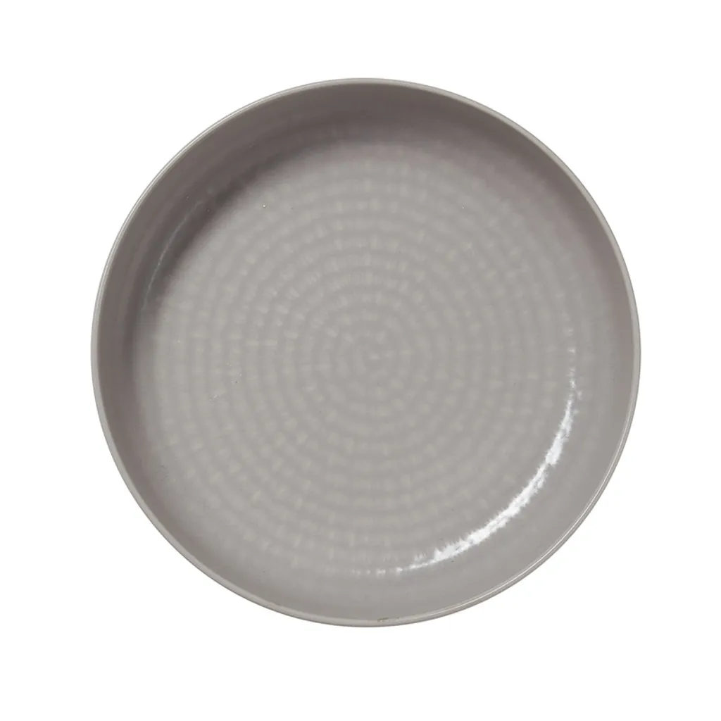 Lot de 6 bols robustes NOVA 20 cm en porcelaine grise contre les rayures