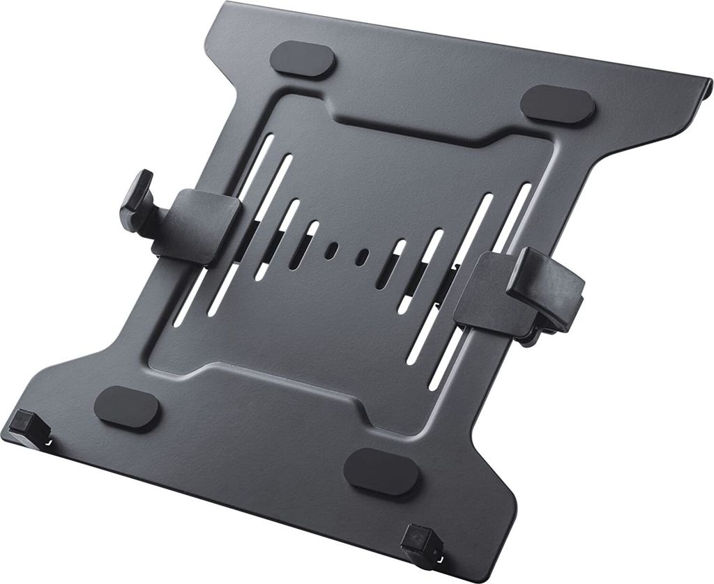 conecto VESA-Adpater für Notebooks und Laptops, Auflagefläche 30 x 22,5 cm, bis 9kg, VESA 75x75 & 100x100, schwarz